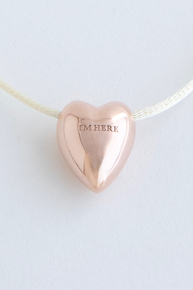 Here Heart Necklace-S