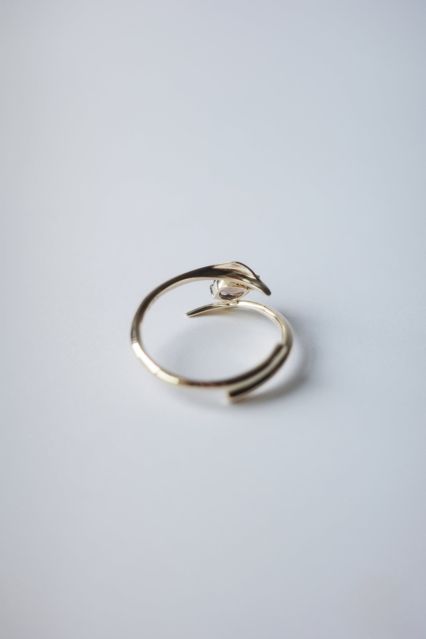 Polaris Line Ring / K10 - Sapphire