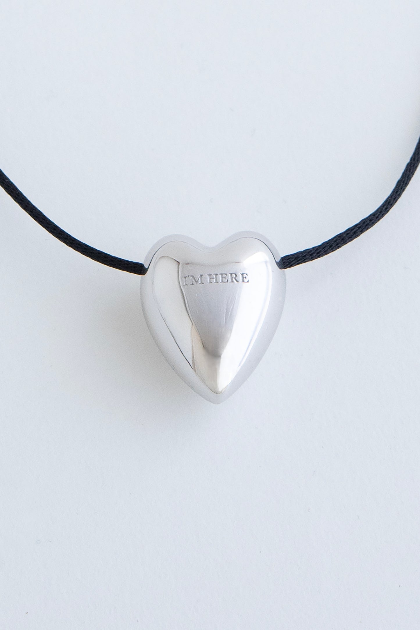 Here Heart Necklace-M