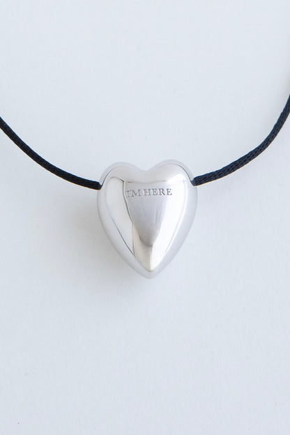 Here Heart Necklace-M