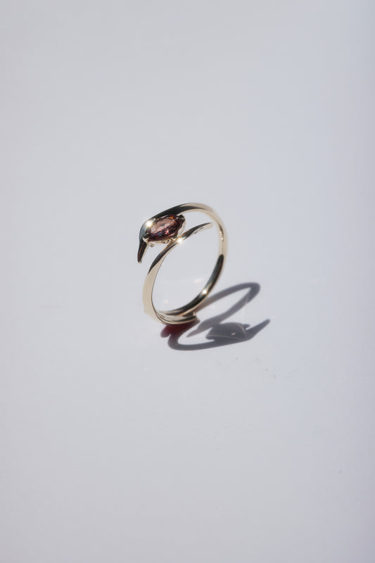 Polaris Line Ring  / K10 - Sapphire