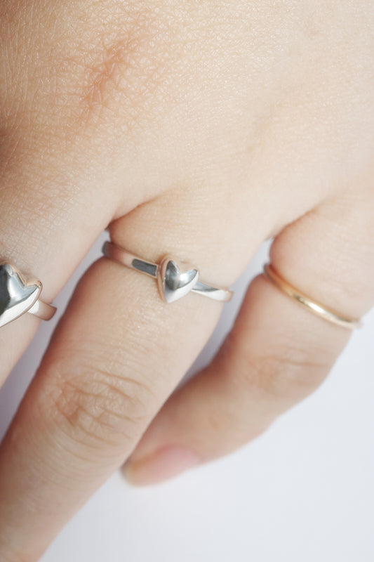 Here Heart Ring-S